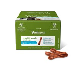 Thumbnail: WHIMZEES Toothbrush Daily Dental Dog Chew – Available in Multiple Sizes