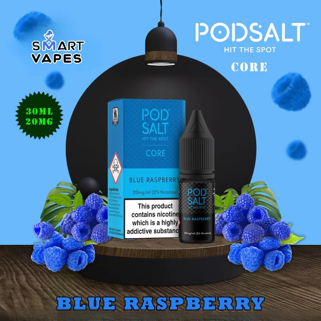 POD SALT BLUE RASPBERRY