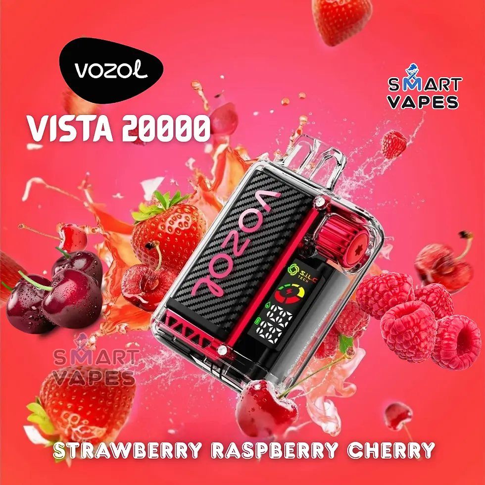 Vozol Vista 20000 Puffs Strawberry Raspberry Cherry Vape – Mixed Berry Medley UAE