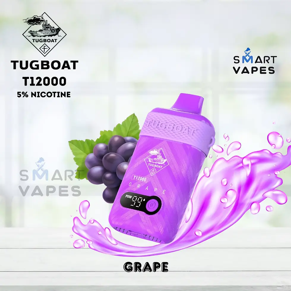 Thumbnail: Tugboat T12000 puffs Rechargeable Disposable Vapes in Dubai, UAE