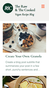 blogs forums website templates wix com recipe blog template