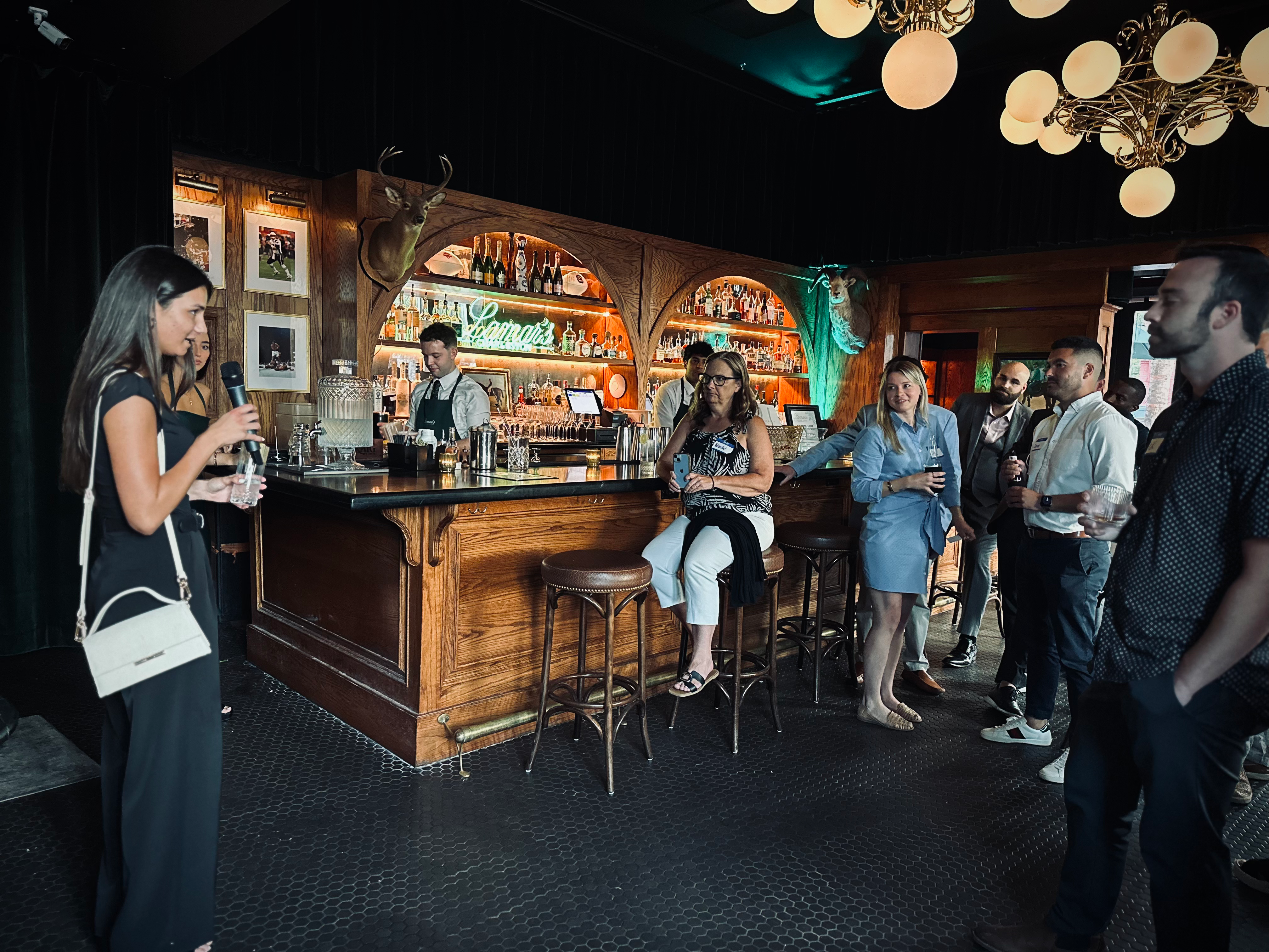Exclusive Business Owners Networking Event in Downtown Charleston, SC at a luxury bar- Lamar's owned by Republic Hospitality