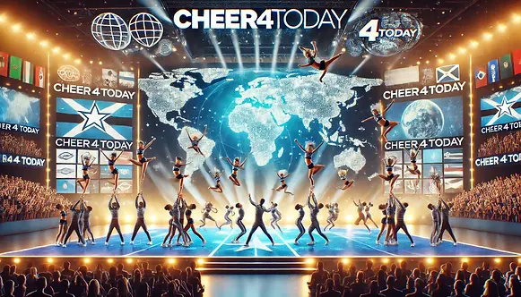 DALL·E 2024-10-16 16.57.20 - A vibrant, world-class all-star cheerleading performance on a