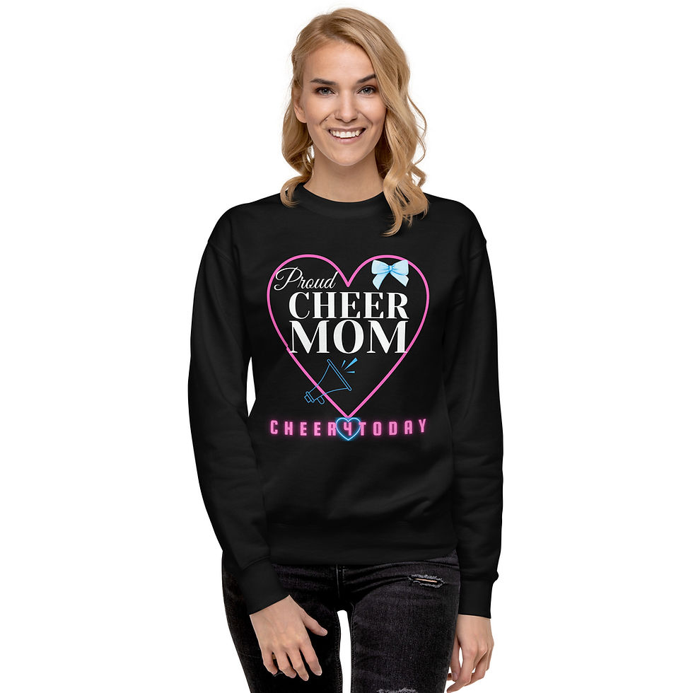 Miniatura: Sudadera "Mamá de animadora orgullosa"