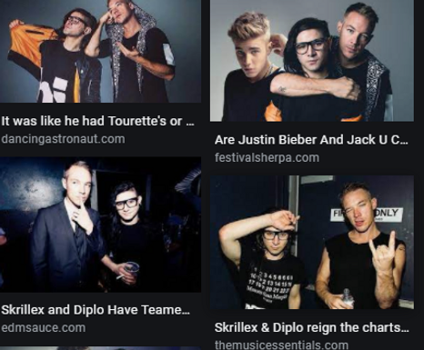 Skrillex and Diplo. Skrillex and Diplo.