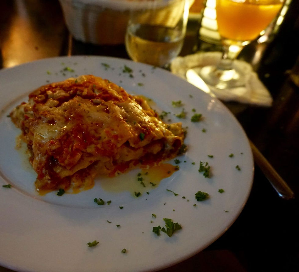 Dolce Vita's lasagna