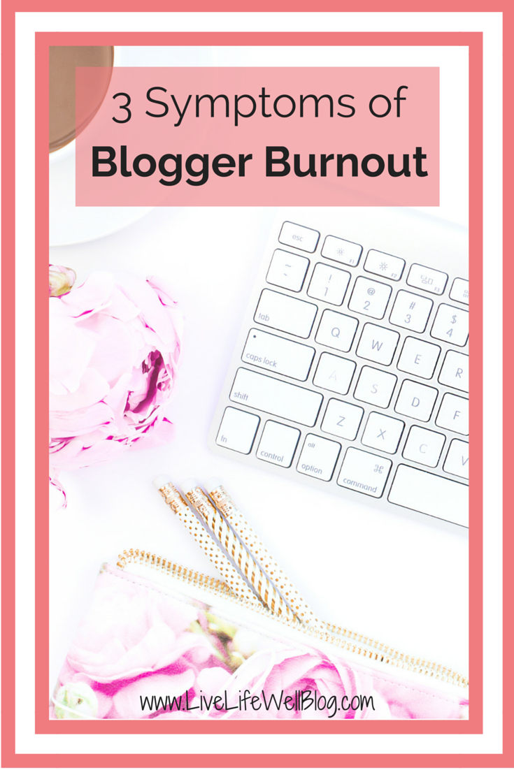 Have you ever experienced blogger burnout? Today on LiveLifeWell I'm sharing the symptoms AND the solutions!