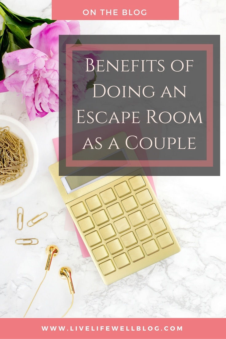 I'm convinced that every couple should do an escape room together! In so many ways, the experience is similar to marriage overall. Doing an escape room gives you an opportunity to work on a lot of skills that are required for a true partnership. Read more on LiveLifeWellBlog.com