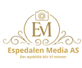 Logo for Espedalen Media AS – profesjonell videoproduksjon og fotografi i Kristiansand.