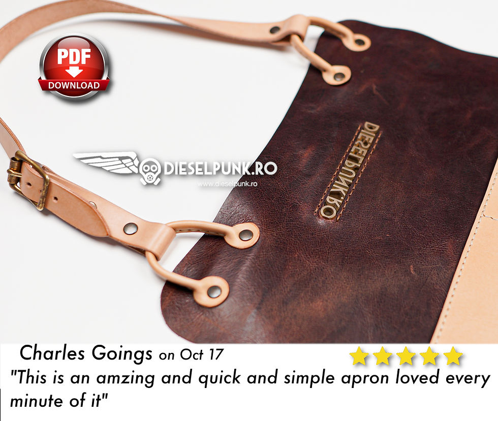 Thumbnail: Apron Pattern - Leather DIY - Pdf Download - Leather Apron - Video Tutor