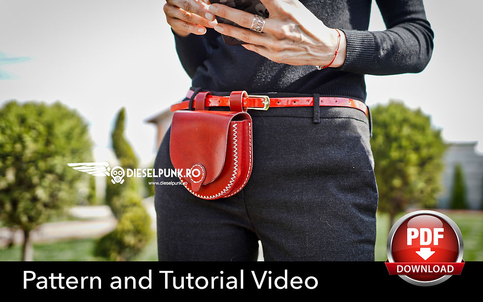 Thumbnail: Ladies Purse and Pouch Pattern - Pdf Download and Video Tutorial