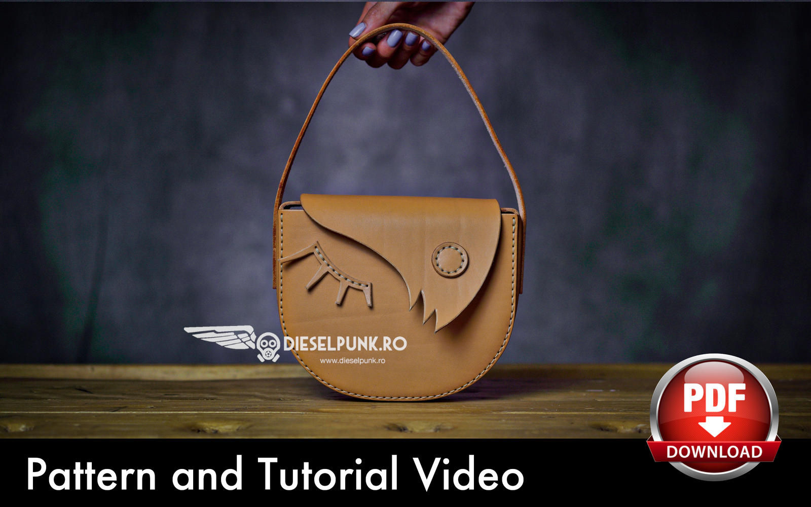 Fashion Bag Pattern - Signature Fashion Bag - Pdf Download - Video Tutorial