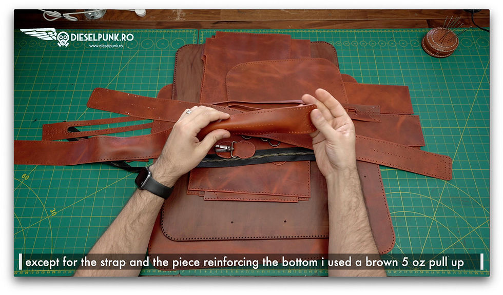 Thumbnail: Duffel Bag Pattern - Leather DIY - Pdf Download - Gym Bag - Video Tutorial