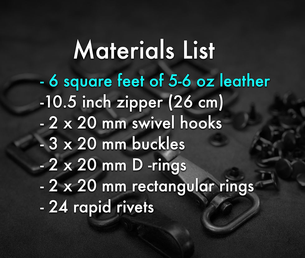 Thumbnail: Messenger Bag Pattern: DIY Leather with Video Tutorial