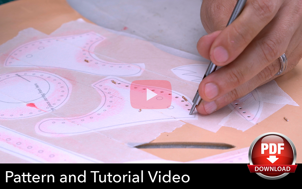Thumbnail: Bird Mask Pattern - Halloween Mask Pattern -  DIY Leather - Video Tutorial