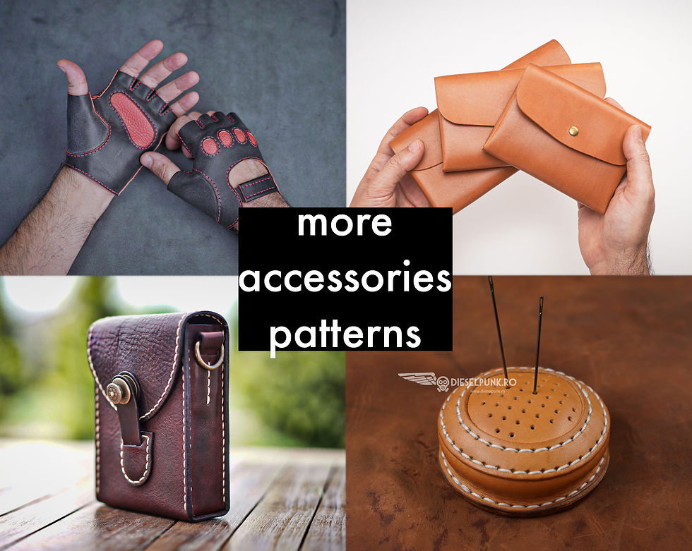 Thumbnail: Leather Travel Pouch Pattern PDF