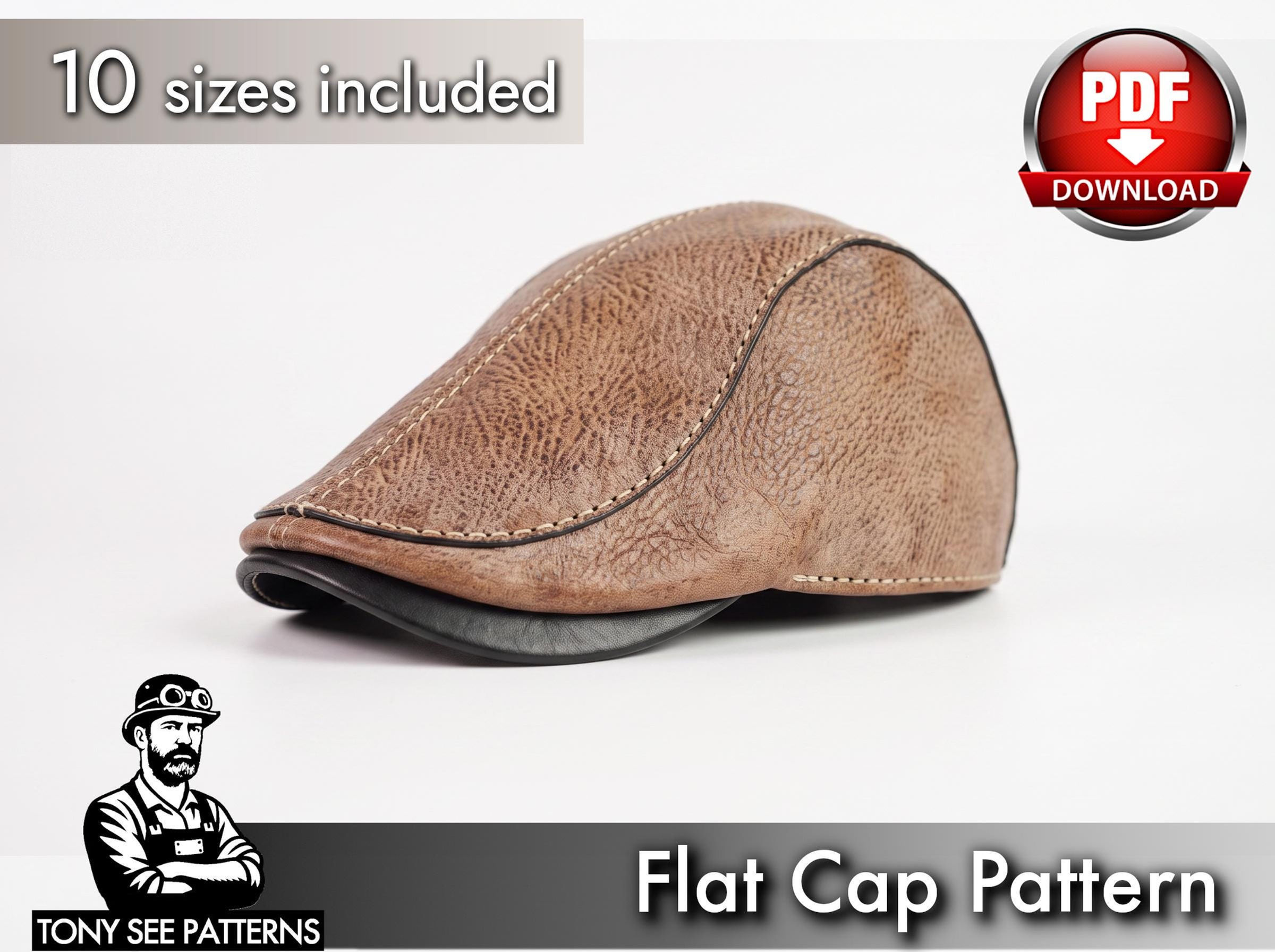 Flat Cap PATTERN - Duckbill Cap Pattern - Video Tutorial
