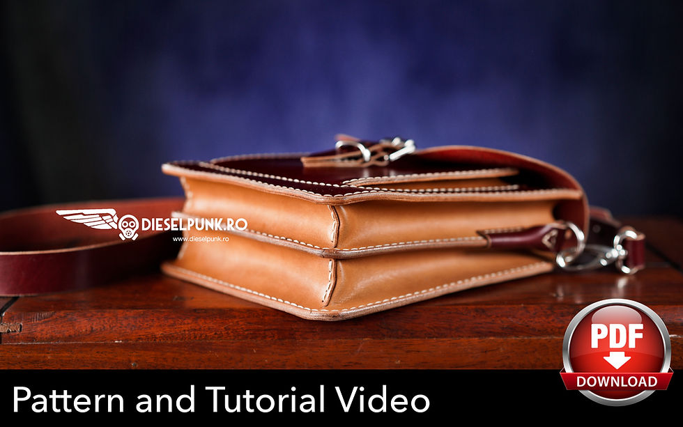 Thumbnail: EDC Bag Pattern - Leather Bag DIY - Pdf Download - EDC  Bag - Video Tutorial