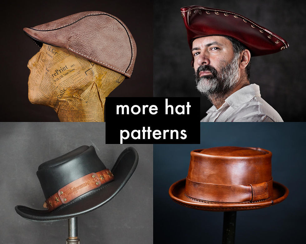 Thumbnail: Pirate Hat PATTERN - DIY Hat - Pdf Download - Video Tutorial