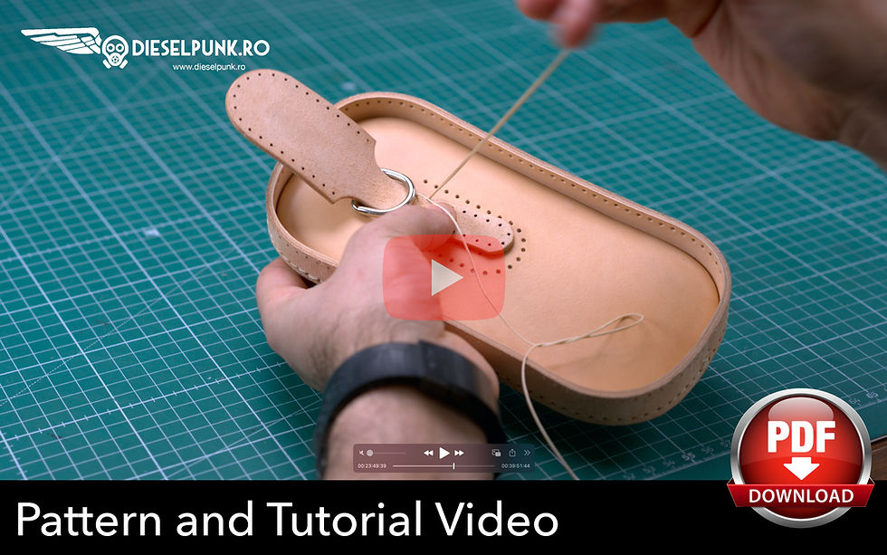 Thumbnail: Messenger Bag Pattern - Pdf Download and Video Tutorial