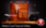 Thumbnail: Leather Bag Pattern - Pdf Download - Leather DIY - Camera Bag - Video Tutorial
