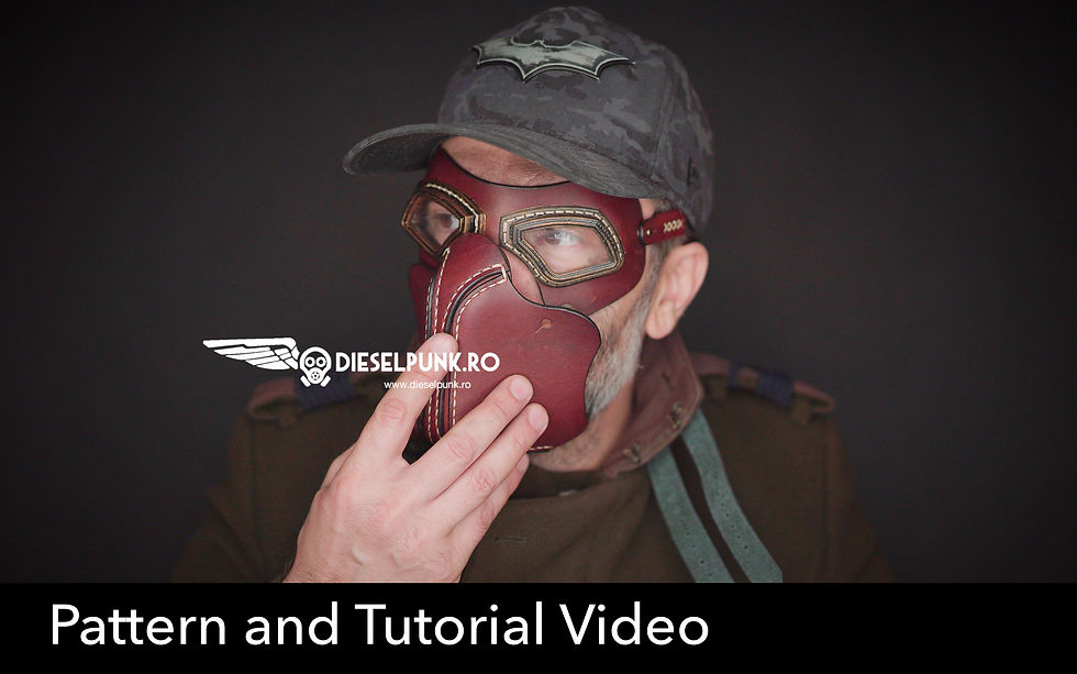 Thumbnail: Aviator Goggles Pattern - Cosplay DIY - Pdf Download