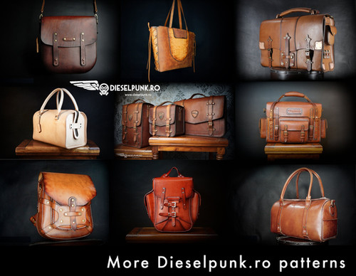 Leather Tool Box Pattern - Pdf Download - Leather DIY - Tool Bag