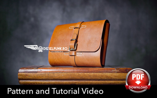 Leather Tool Pouch Pattern Pdf Download Leather DIY Pipe Pouch