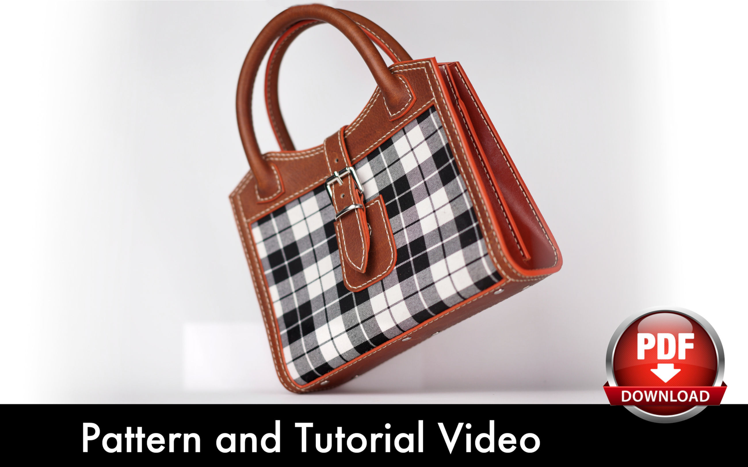 The Scottish Bag Pattern - Pdf Download - Leather Purse DIY
