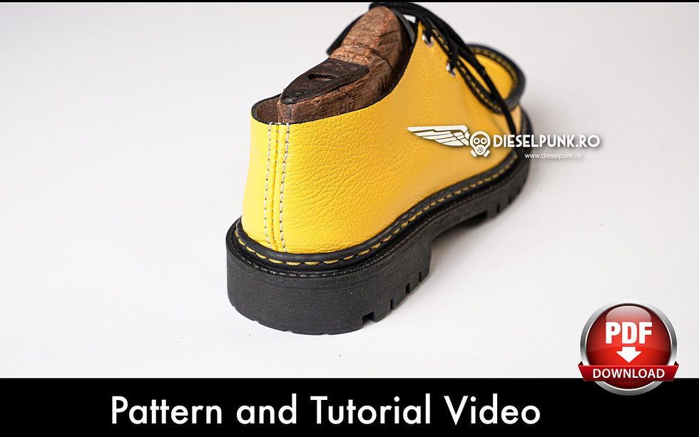 Thumbnail: Moccasins Pattern - Shoe Templates - Leather DIY - Pdf Download - Video Tutorial