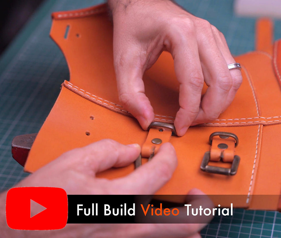 Thumbnail: Boot Covers Pattern: Gaiters Design - PDF Download for Leatherwork