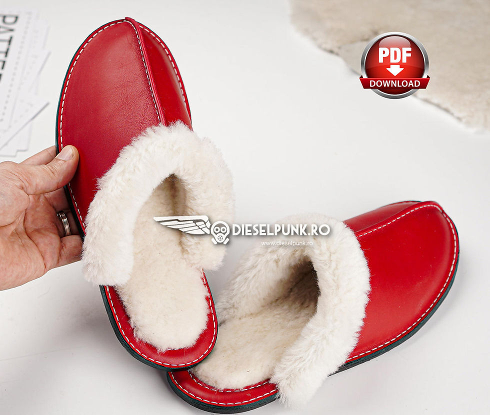 Thumbnail: Santa's Slippers Pattern - Flip Flop Pattern - Pdf Download - Video Tutorial