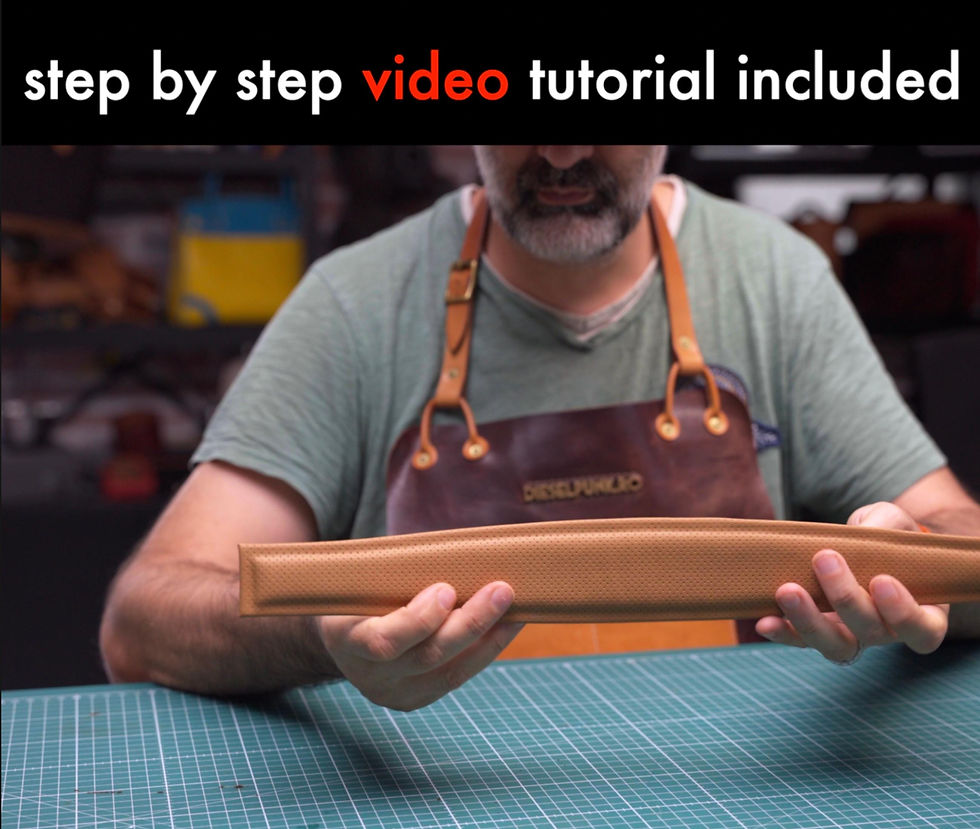 Thumbnail: Dog Collar SVG Cut File, Laser Template for Leather, CNC Ready DXF