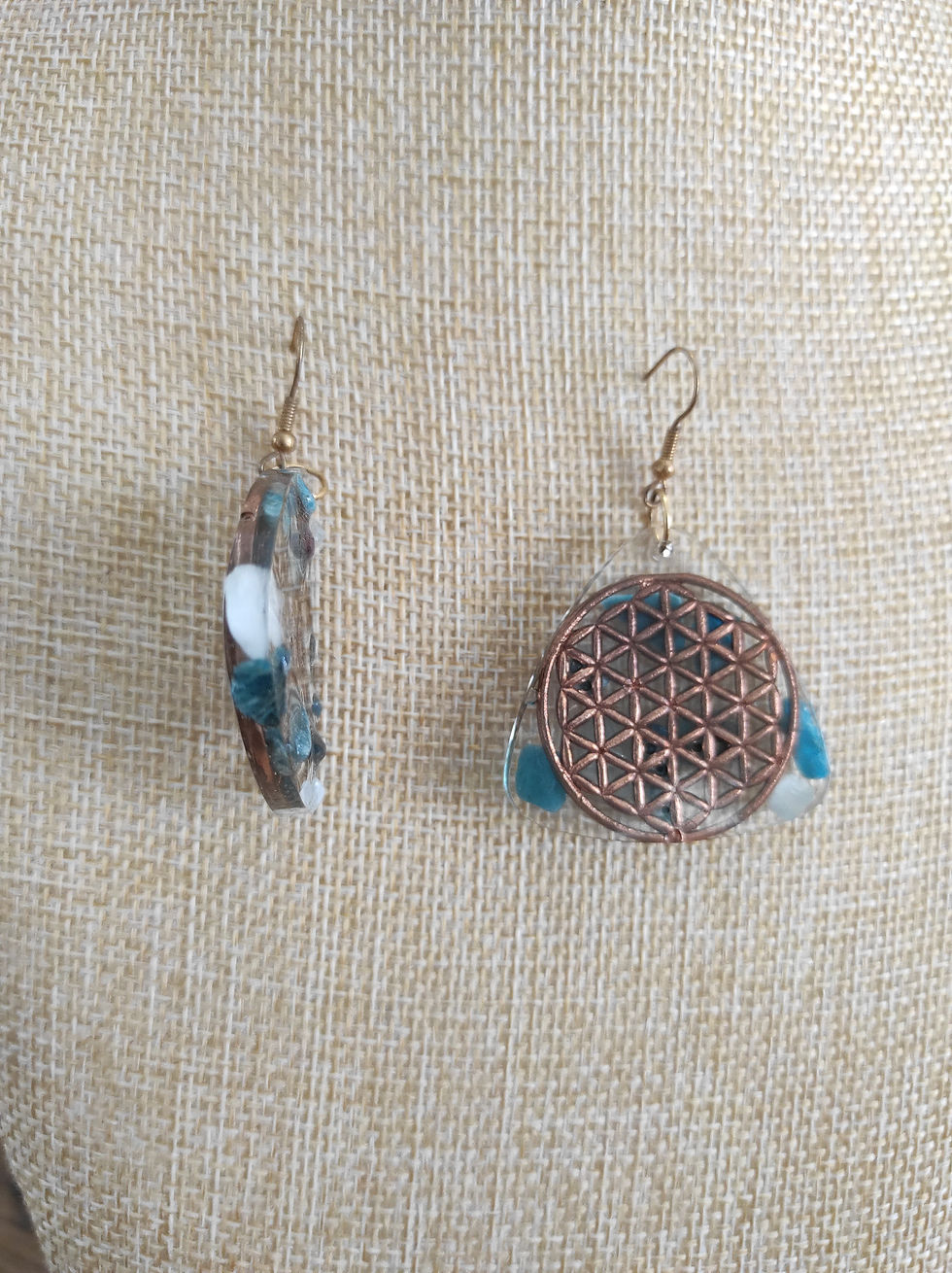 Miniature : Fleur de vie et Apatite