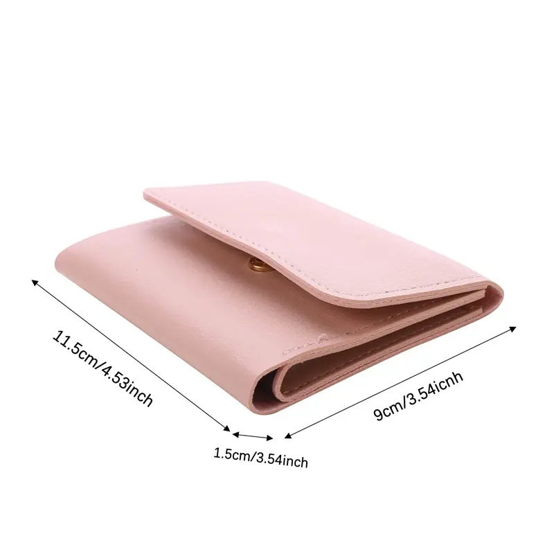 Thumbnail: New Cute Wallets for Women Small Hasp Girl Credit Card Holder for PU Leather Coi