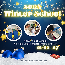 【2025】WinterSchool SORASPORTS スポーツアスリート学園 HP