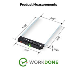 WORKDONE E3.S caddy Measurements-US-3000