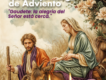 🌟 ¡Gaudete! Alegrémonos, el Señor está cerca 💜✨