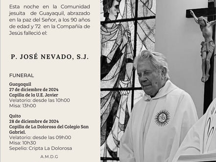 🕊️ En Memoria del P. José Nevado de la Torre, S.J. 🕊️