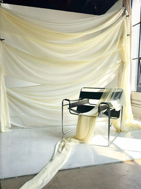 Set Design, Fabric draping over chair