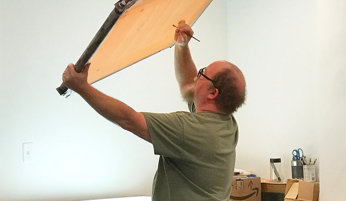 Me pinholing a screen.jpg