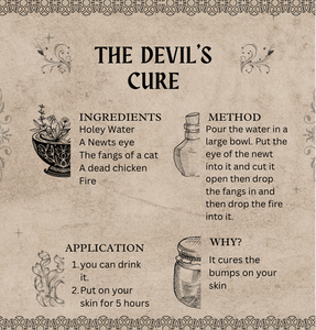 A student created cure for the Black Death