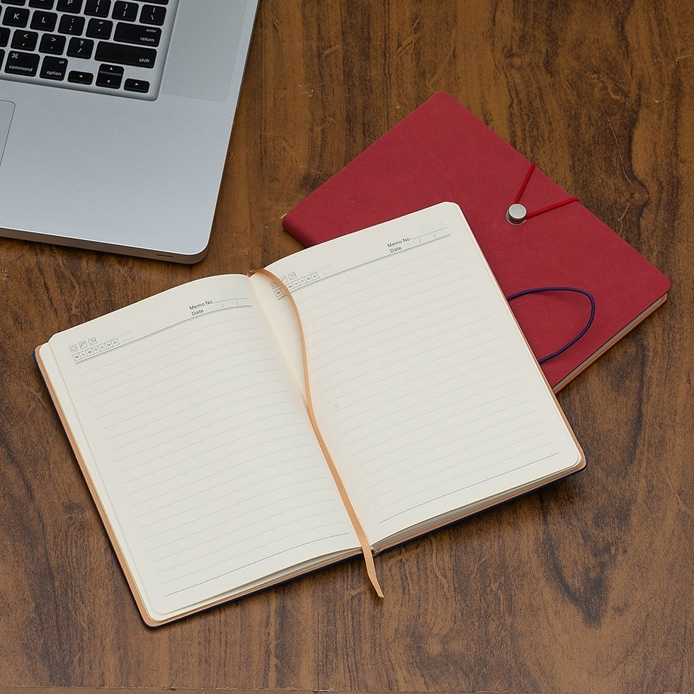 Miniatura: Caderneta Tipo Moleskine com Fecho