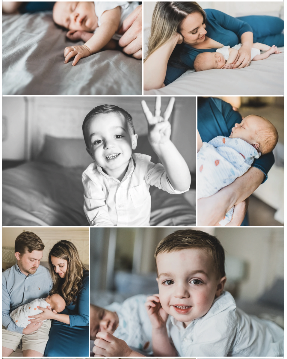 Family/Newborn in home session