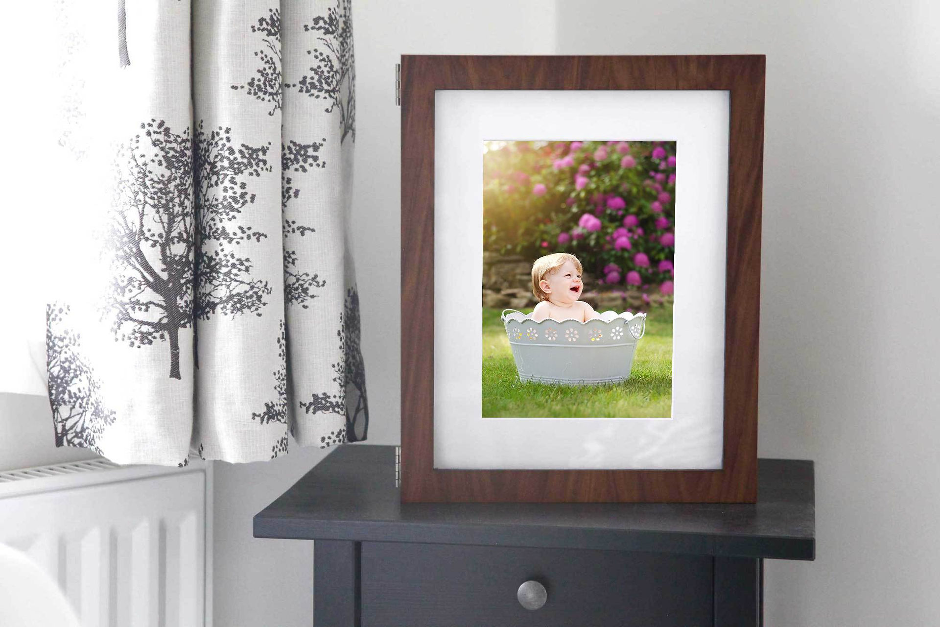 Printed image of toddler