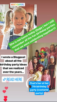 Birthday post for my daughters birthday