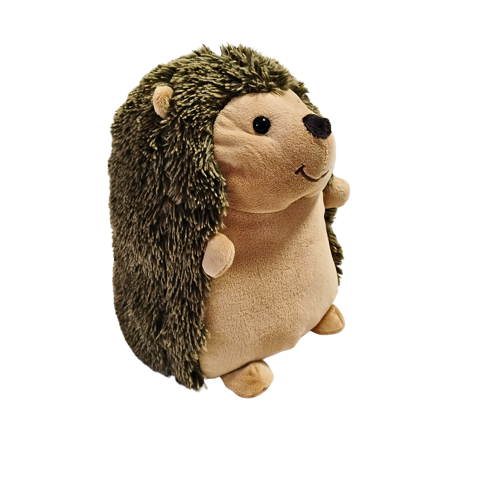 Thumbnail: Elements Decorative Hedgehog Door Stopper Plush Fabric Heavy Doorstop NWT New