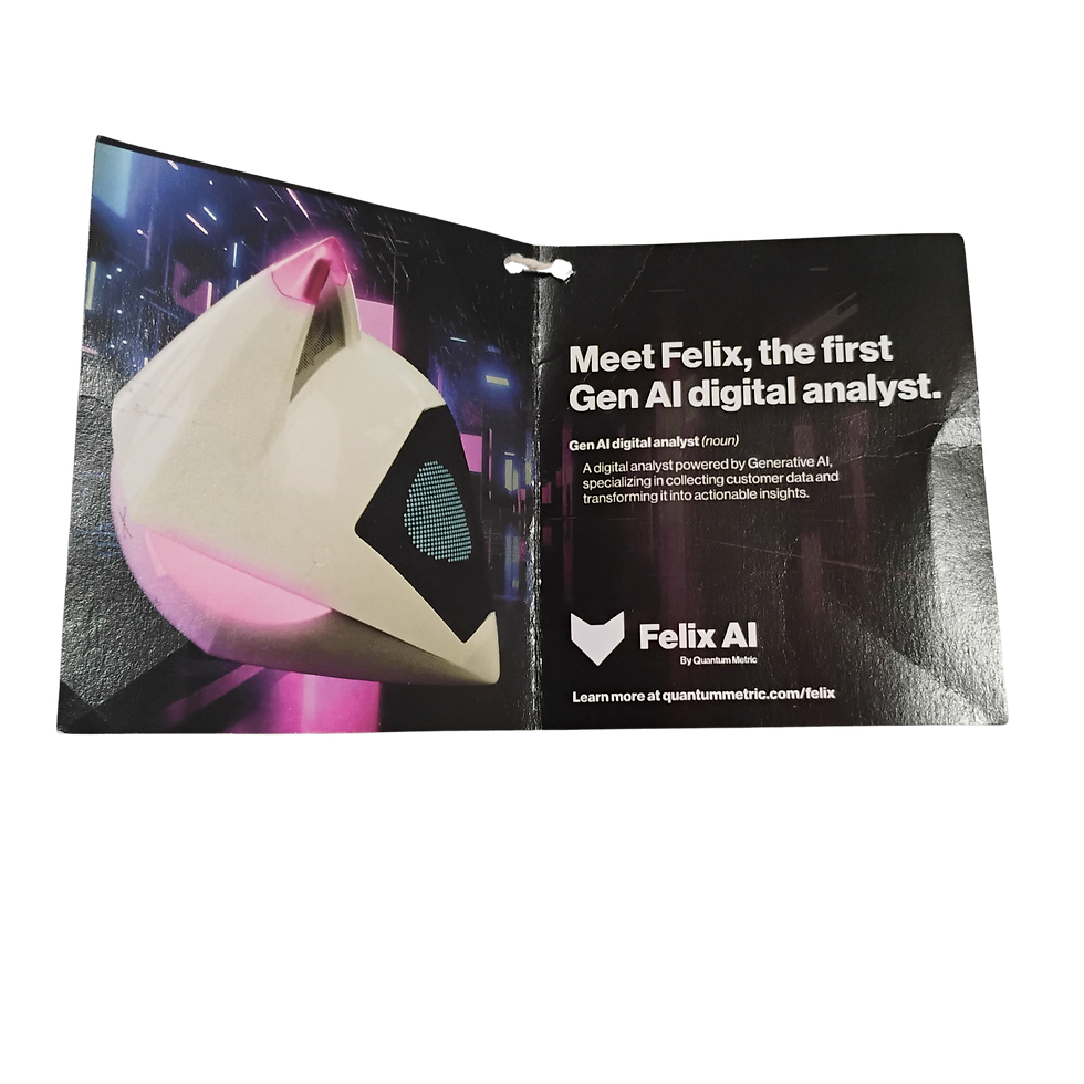 Thumbnail: Felix Gen AI Digital Analyst Promo Plush Toy Quantum Metric Bears For Humanity