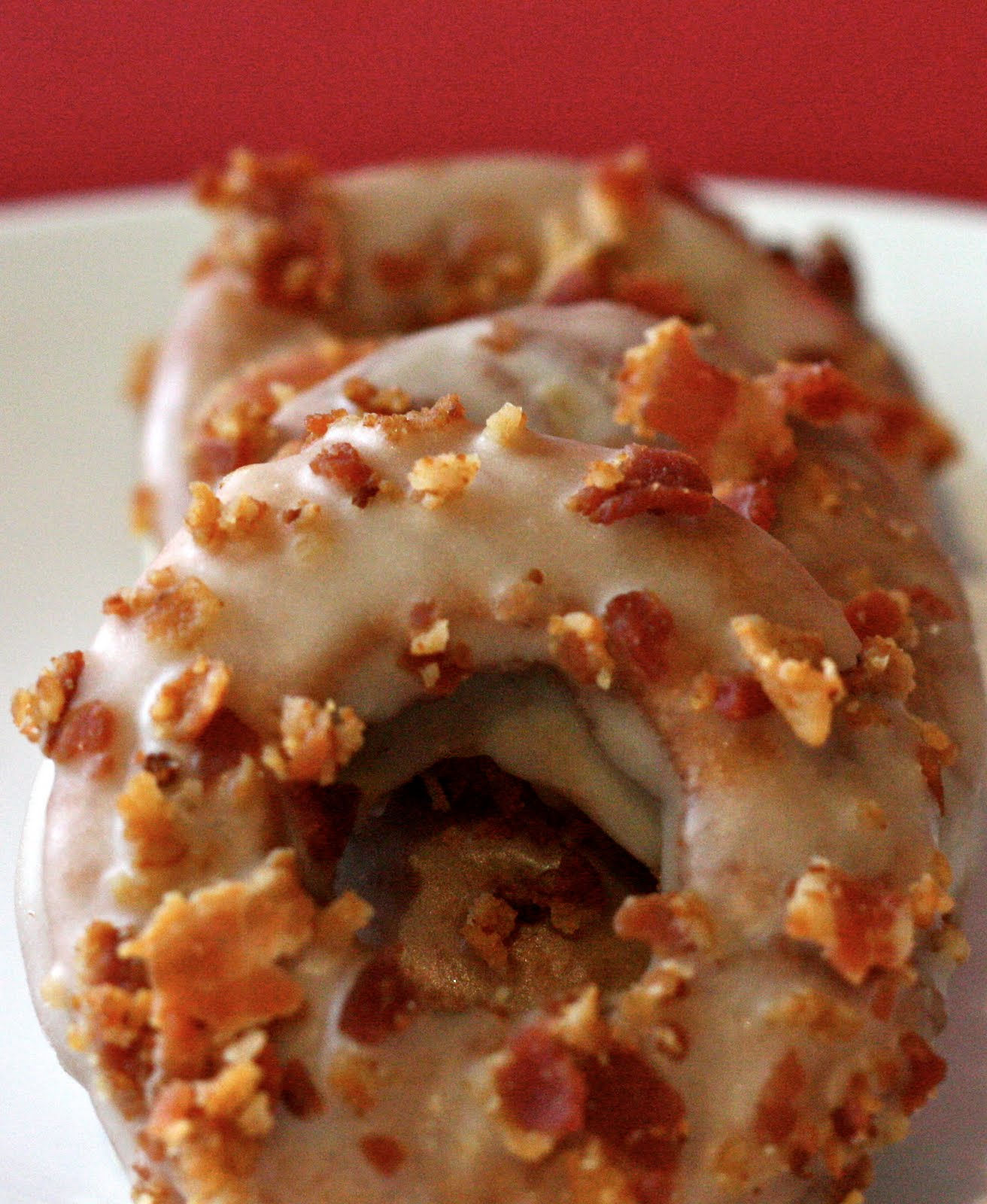 Maple Bacon Bourbon Yeast Donuts