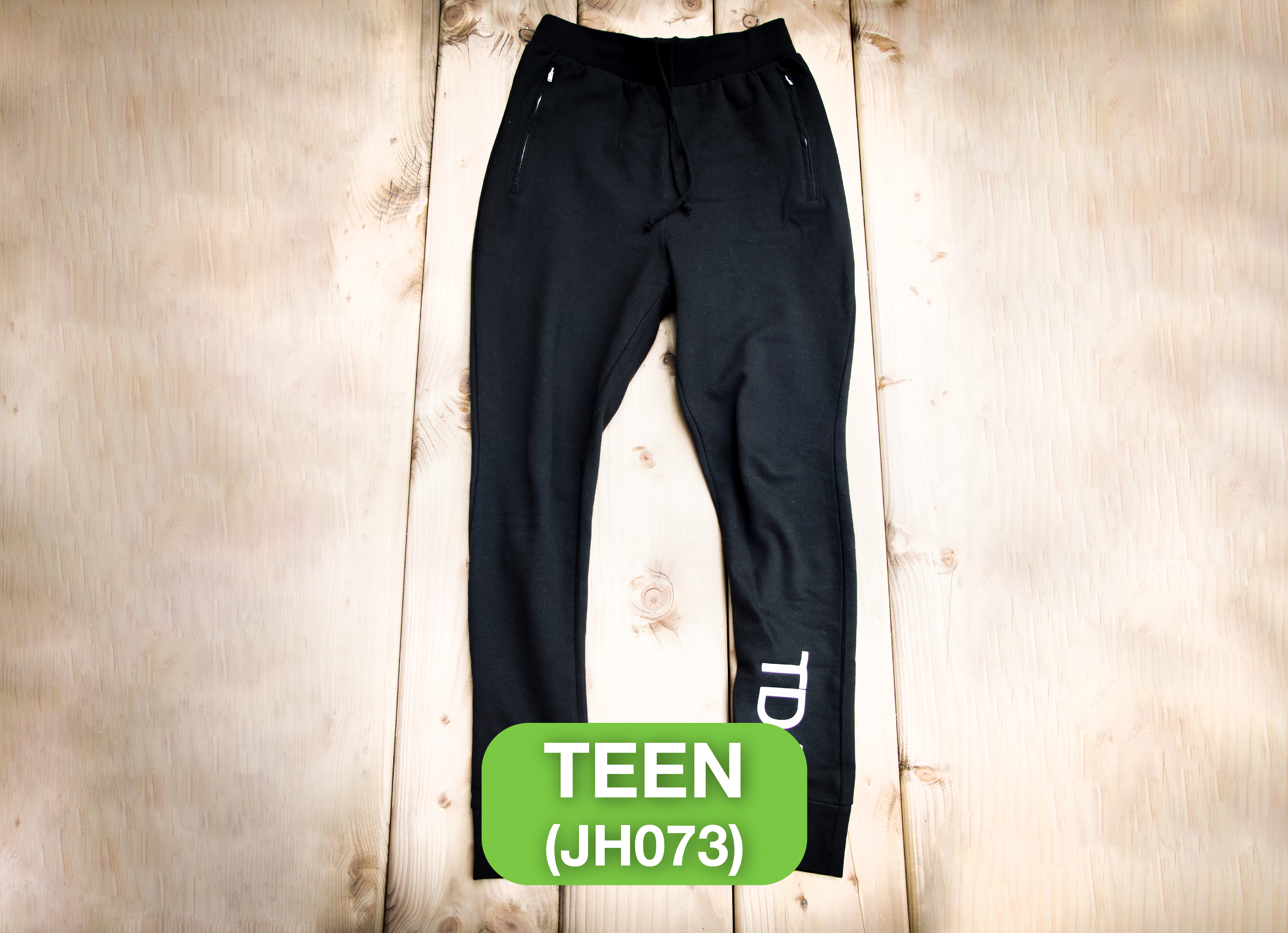 Black Jog Pants - Teen (JH073)